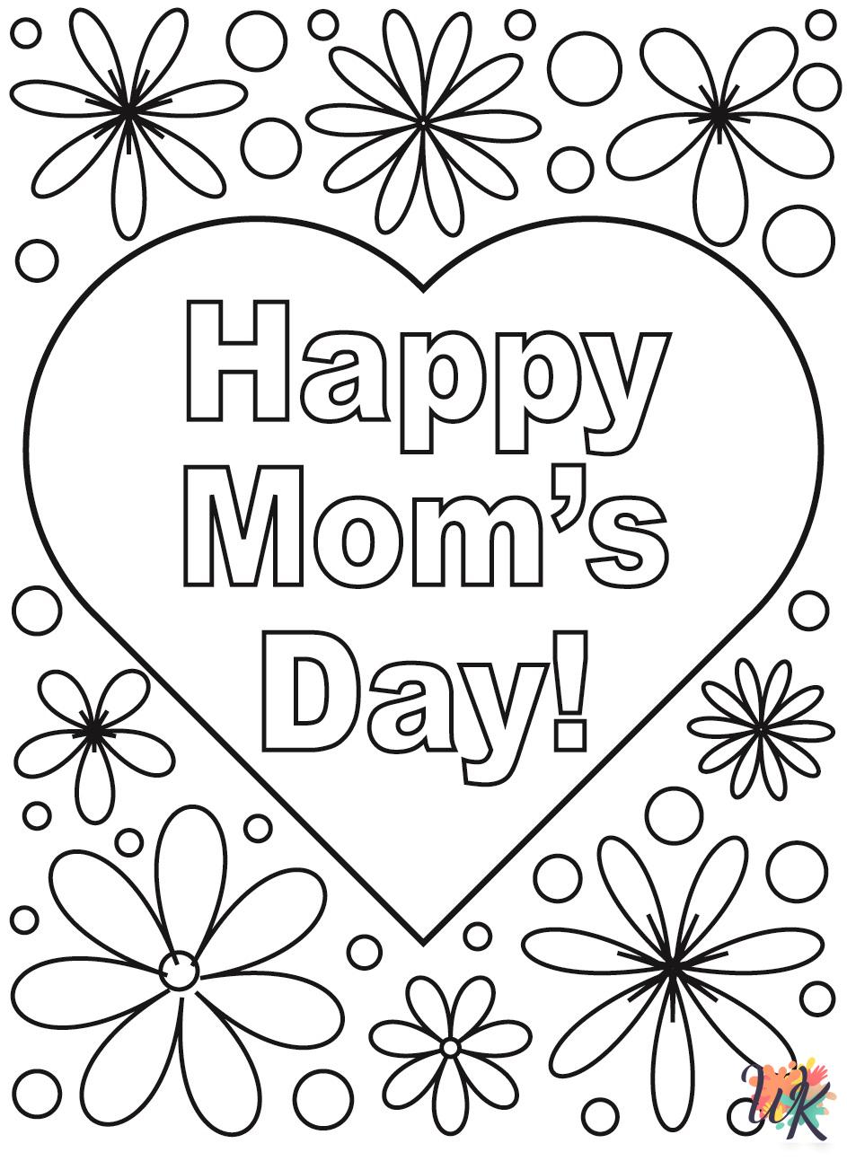 free Mother’s day coloring pages pdf