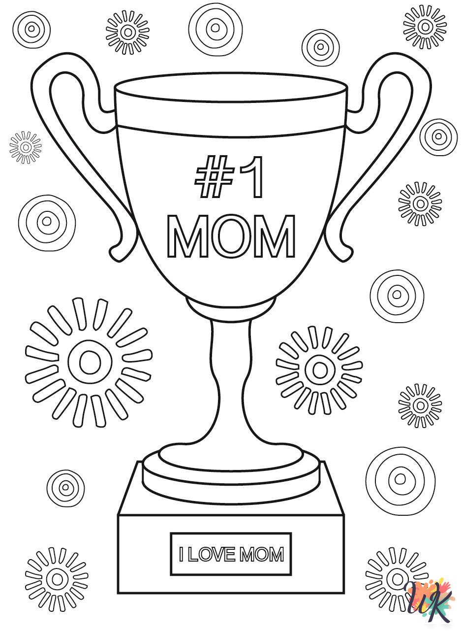 printable Mother’s day coloring pages for adults
