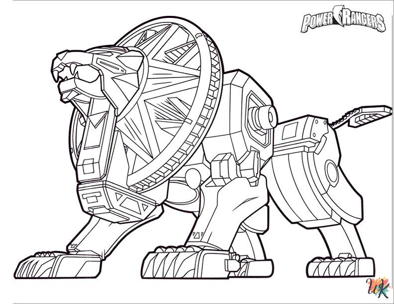 coloring pages Power Rangers 1