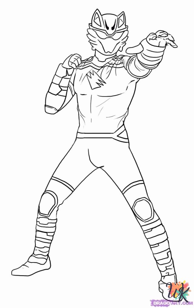 cute Power Rangers coloring pages