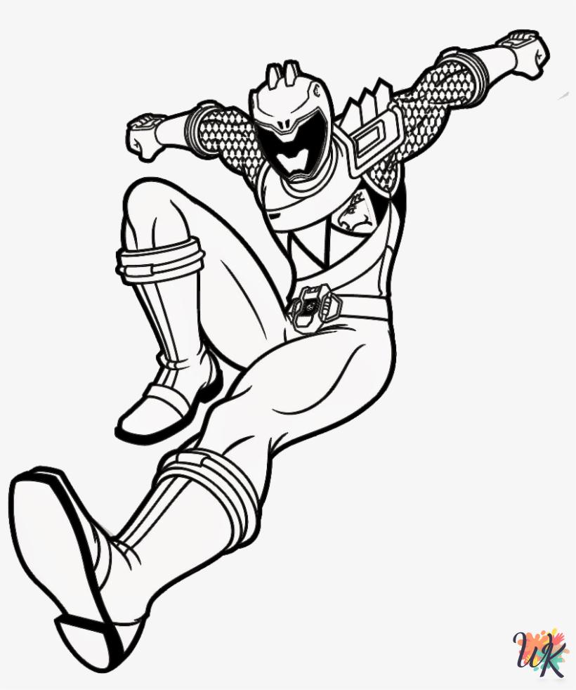free printable Power Rangers coloring pages