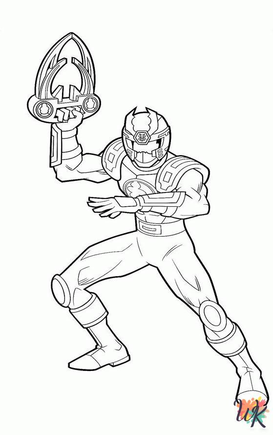 Power Rangers free coloring pages