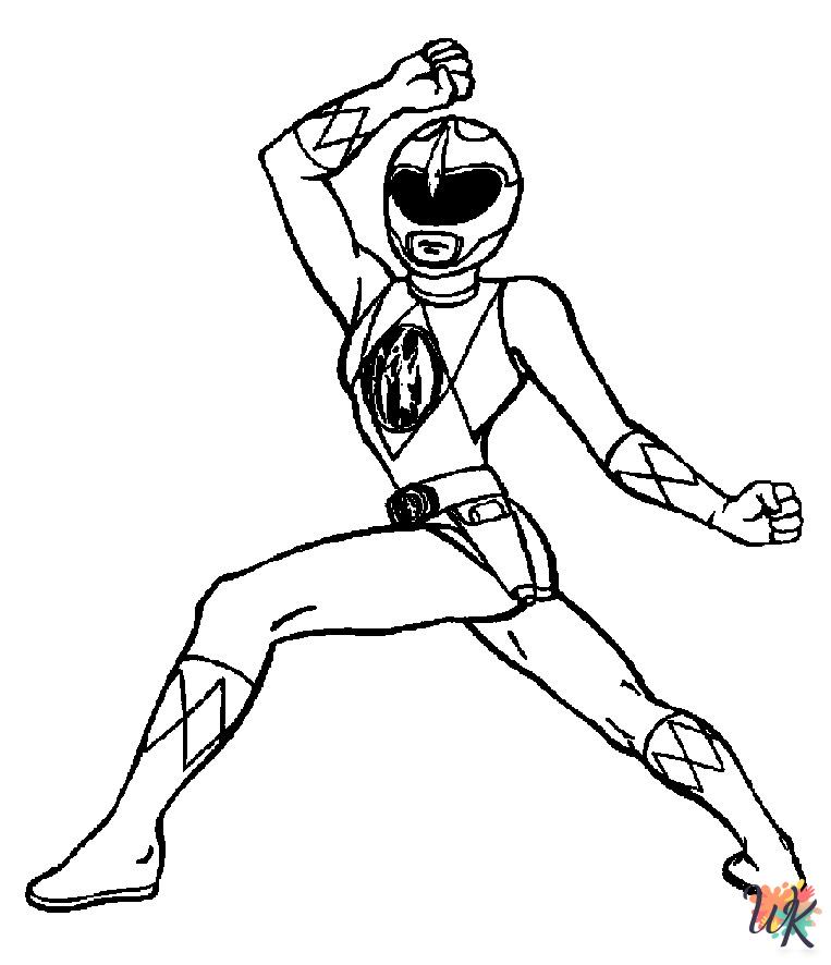 kids Power Rangers coloring pages