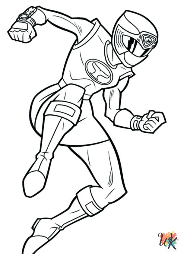 Power Rangers coloring pages for adults