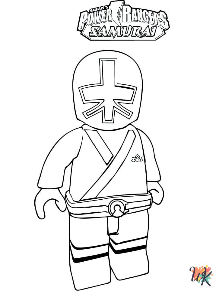 preschool Power Rangers coloring pages