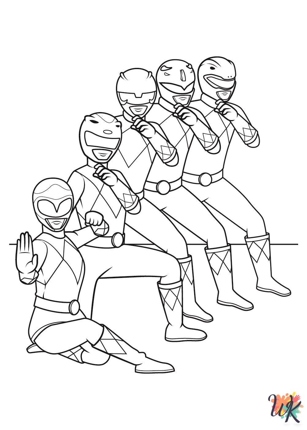 Power Rangers coloring pages free