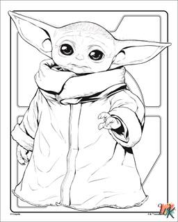 free full size printable Star Wars coloring pages for adults pdf