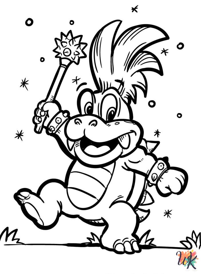 free printable Super Mario coloring pages