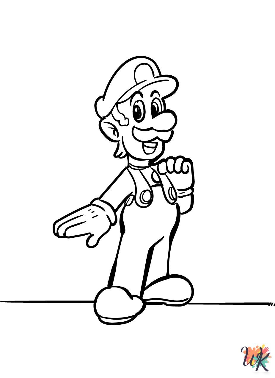 grinch Super Mario coloring pages