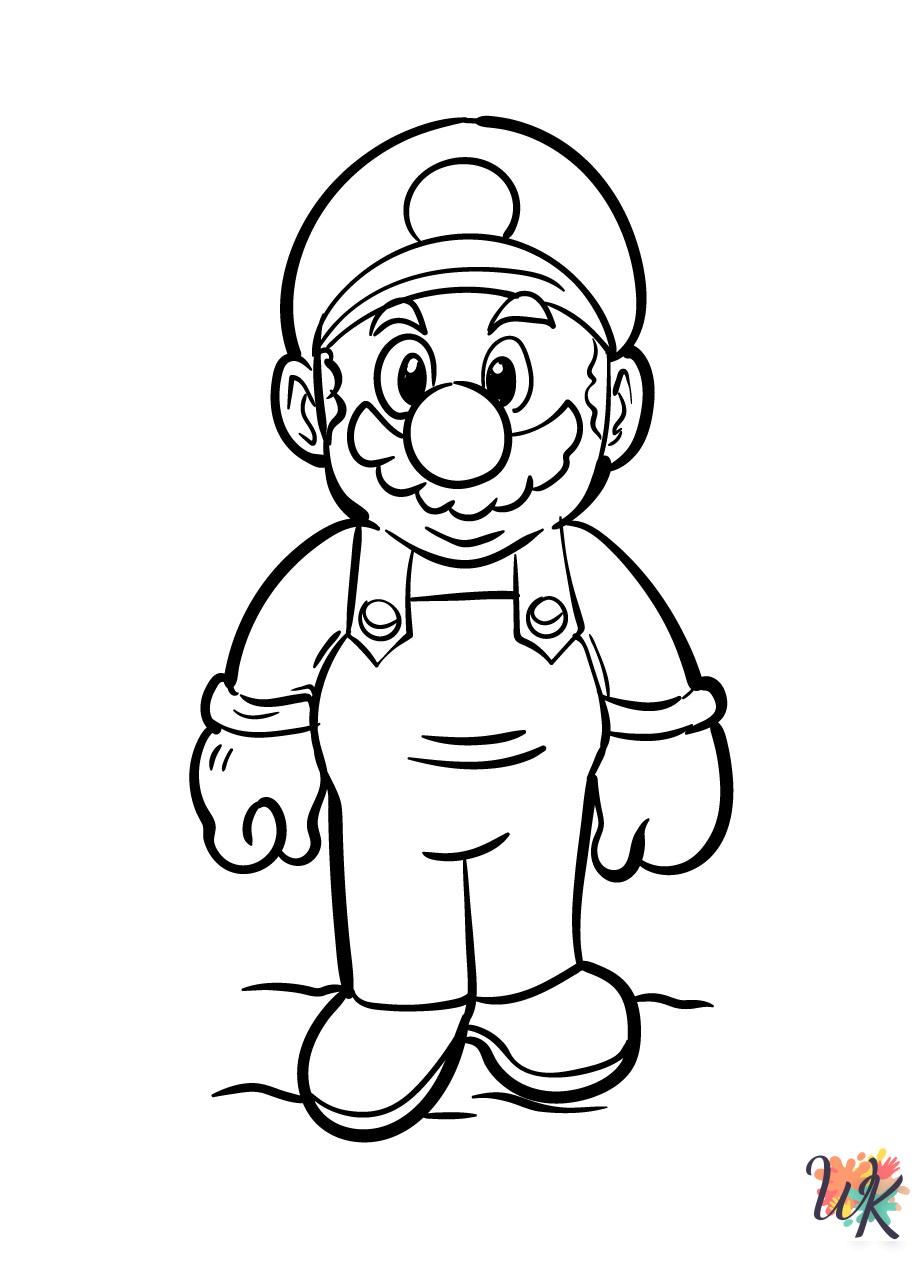 Mario coloring pages free printable