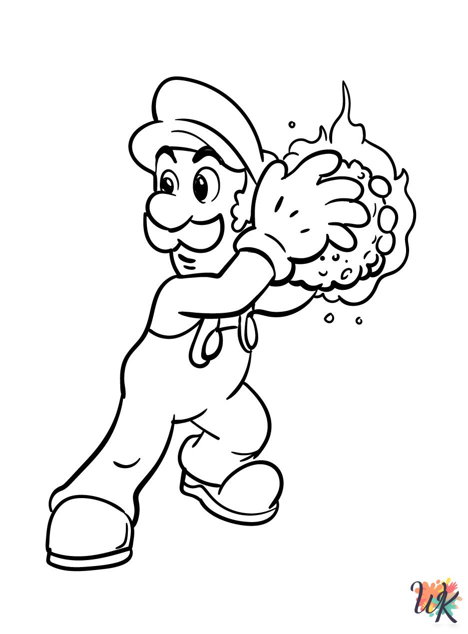 free printable coloring pages Mario