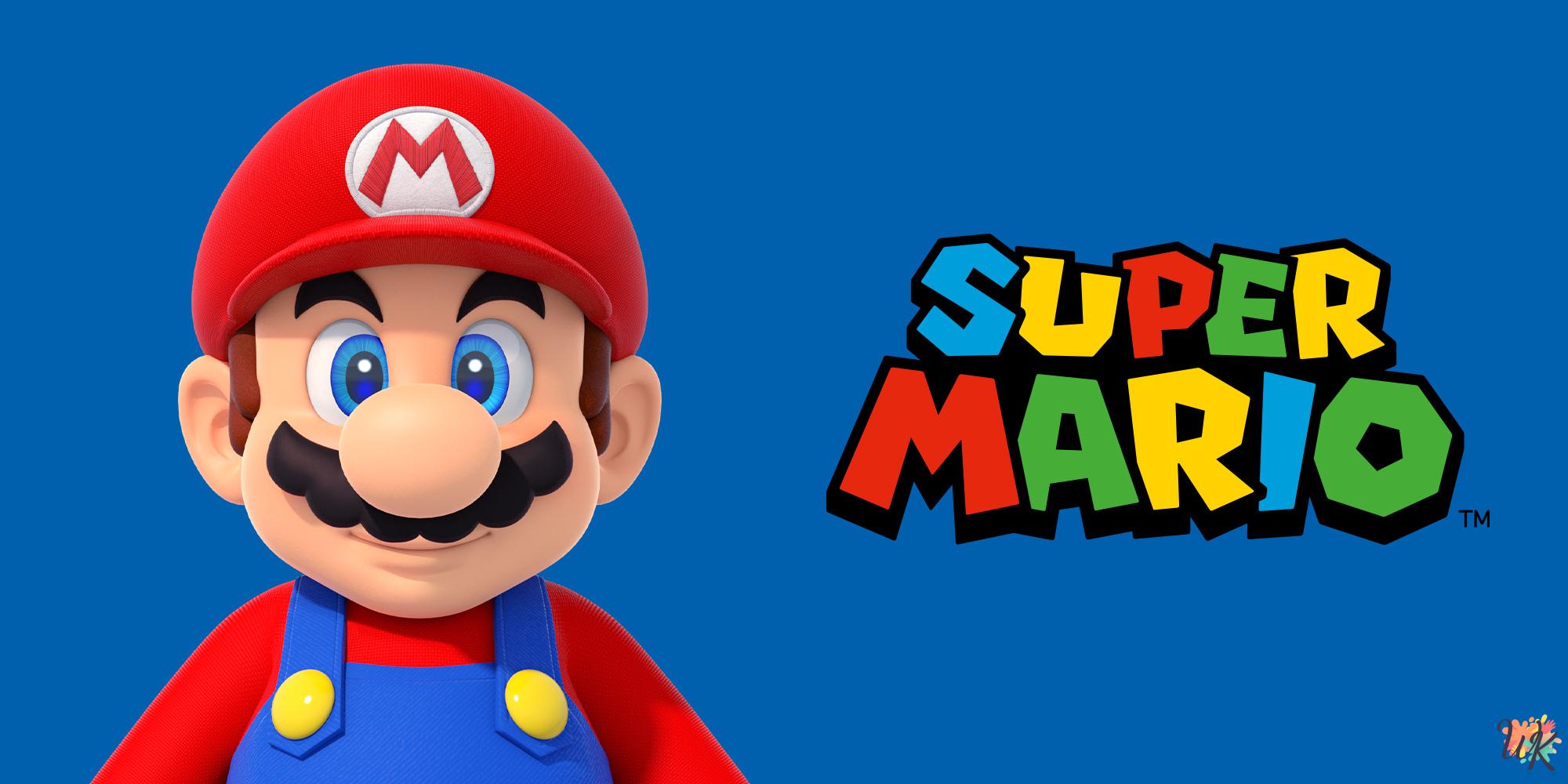 Mario Coloring Pages For Kids