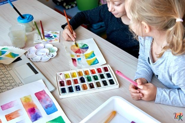 The Basic Drawing Color Schemes in Children’s Painting