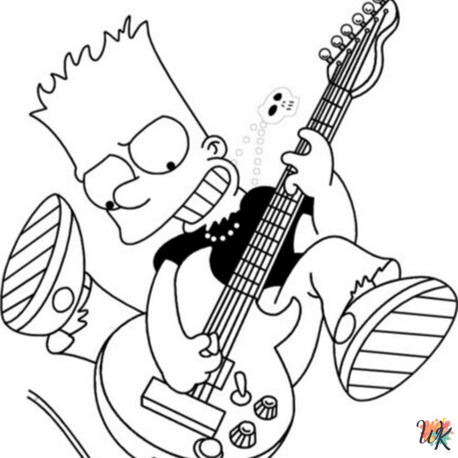 free printable The Simpsons coloring pages