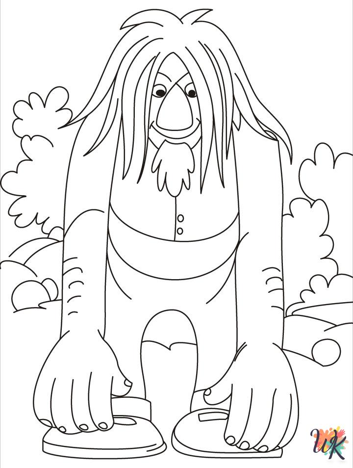 coloring Trolls pages