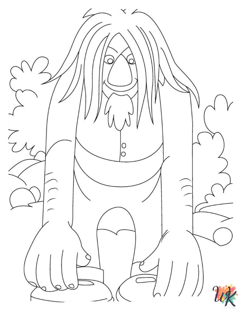 coloring pages for Trolls