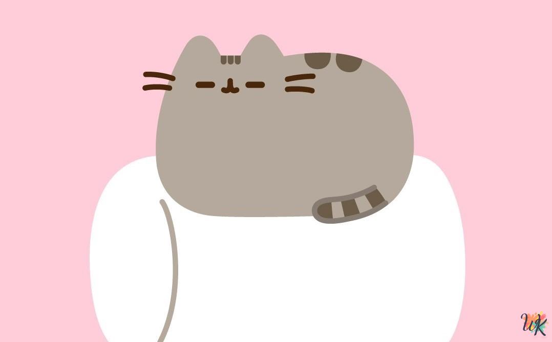25 Pusheen coloring pages