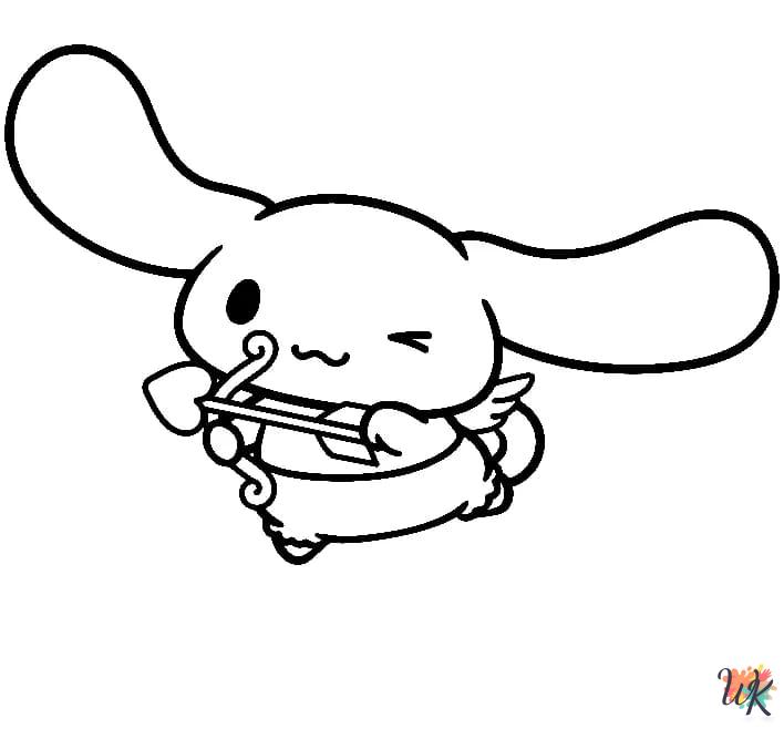 free Cinnamoroll coloring pages