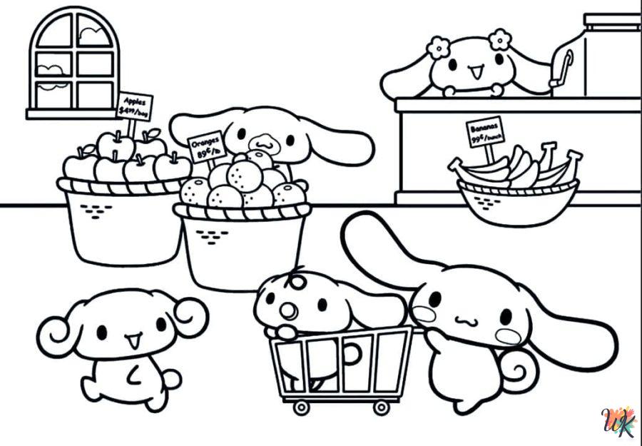 coloring pages for Cinnamoroll 1