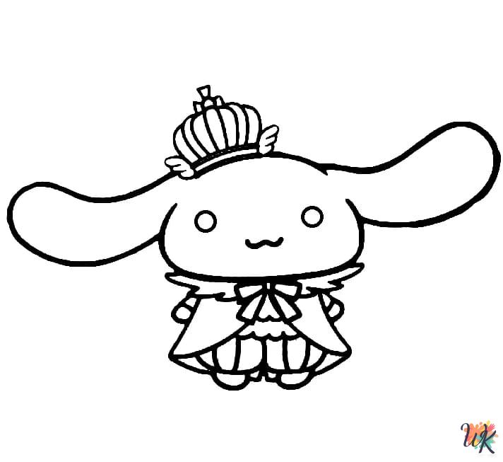 adult coloring pages Cinnamoroll