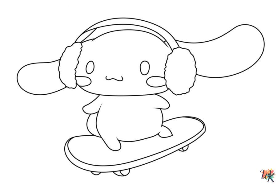 Cinnamoroll coloring pages to print