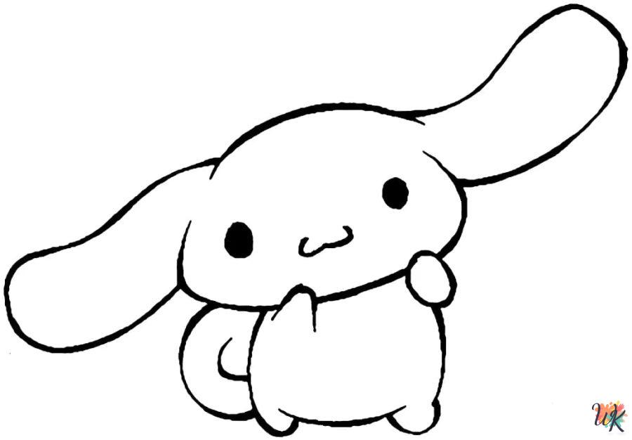 coloring Cinnamoroll pages