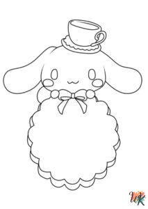 64 Cinnamoroll Coloring Pages For Kids - ColoringPagesWK