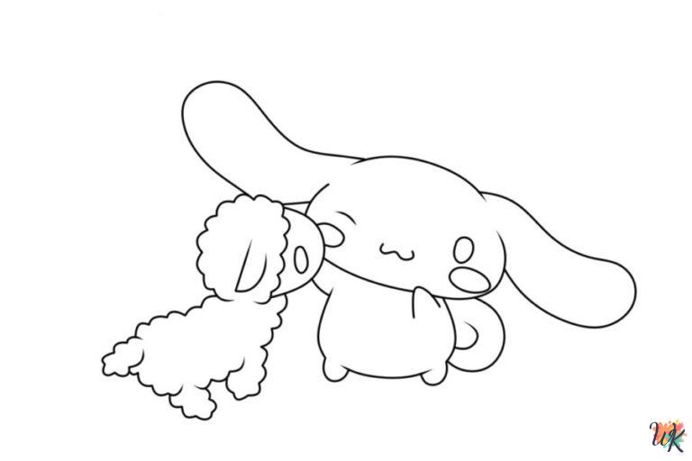 64 Cinnamoroll Coloring Pages For Kids - ColoringPagesWK