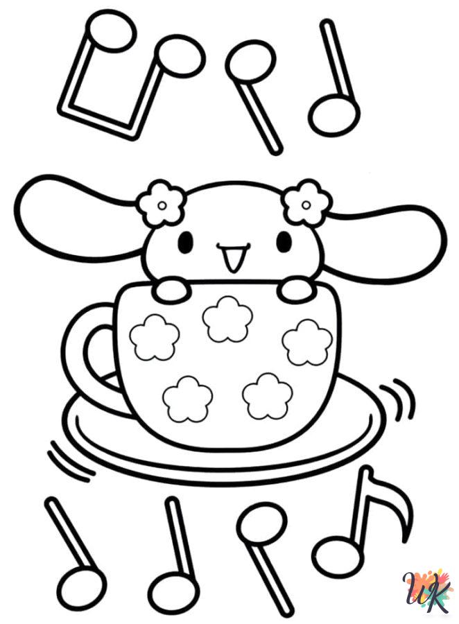 adult coloring pages Cinnamoroll