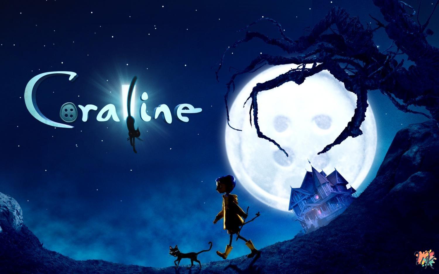 Coraline coloring pages 1 Coraline coloring pages