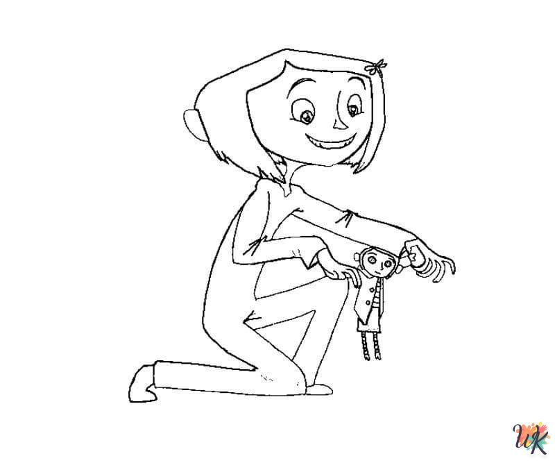 free printable coloring pages Coraline
