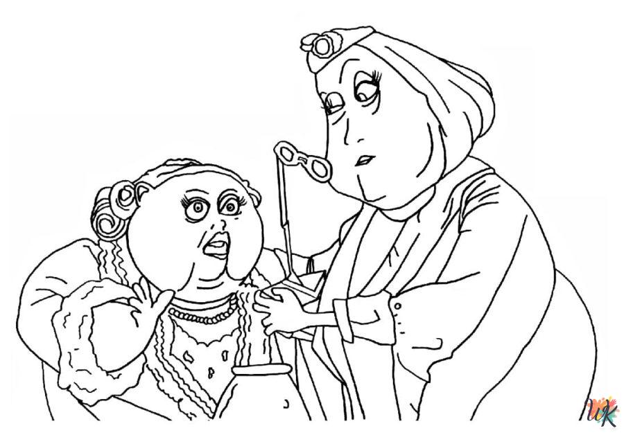 Coraline coloring book pages