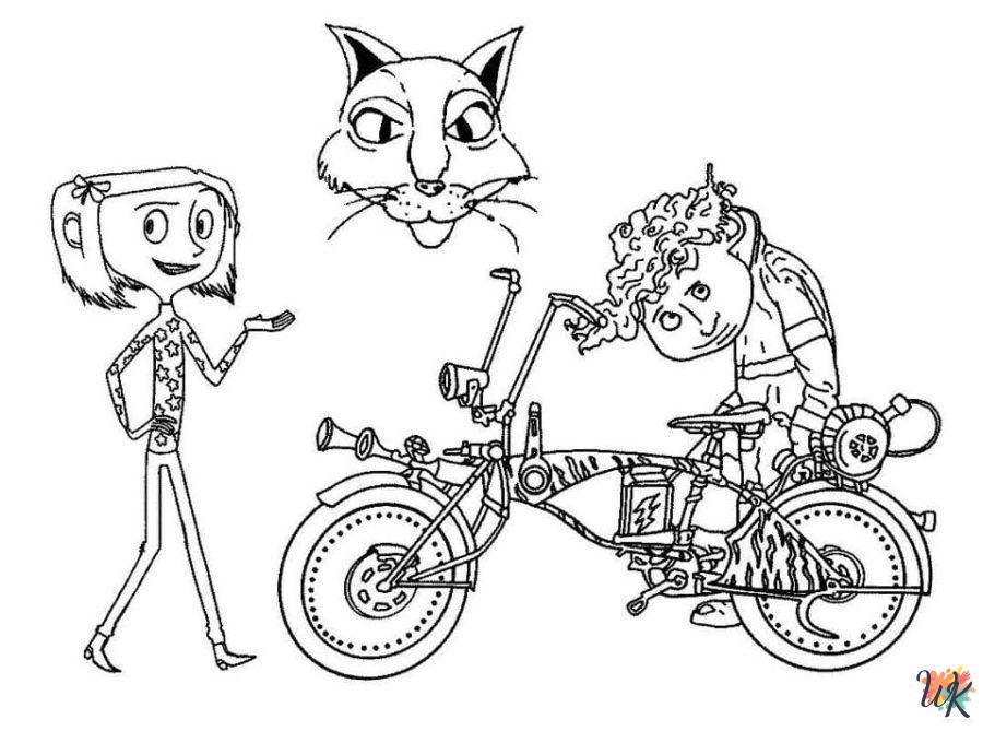 printable coloring pages Coraline