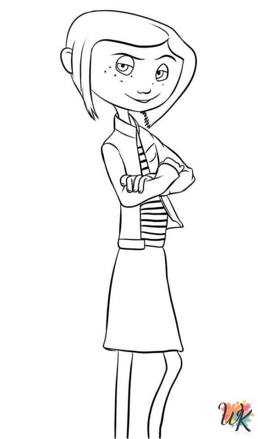 cute coloring pages Coraline