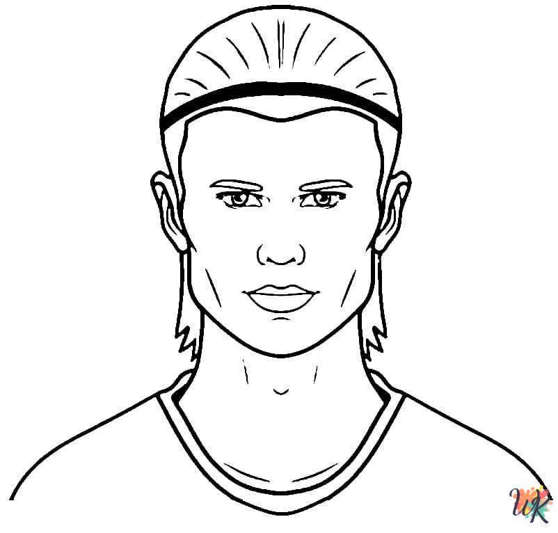 Erling Haaland coloring pages for adults
