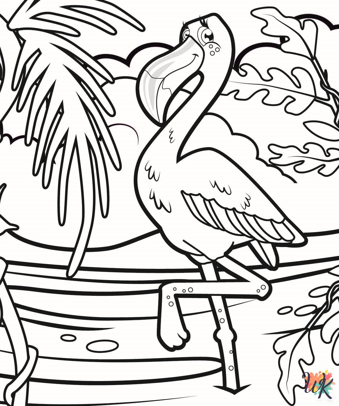coloring pages Flamingo