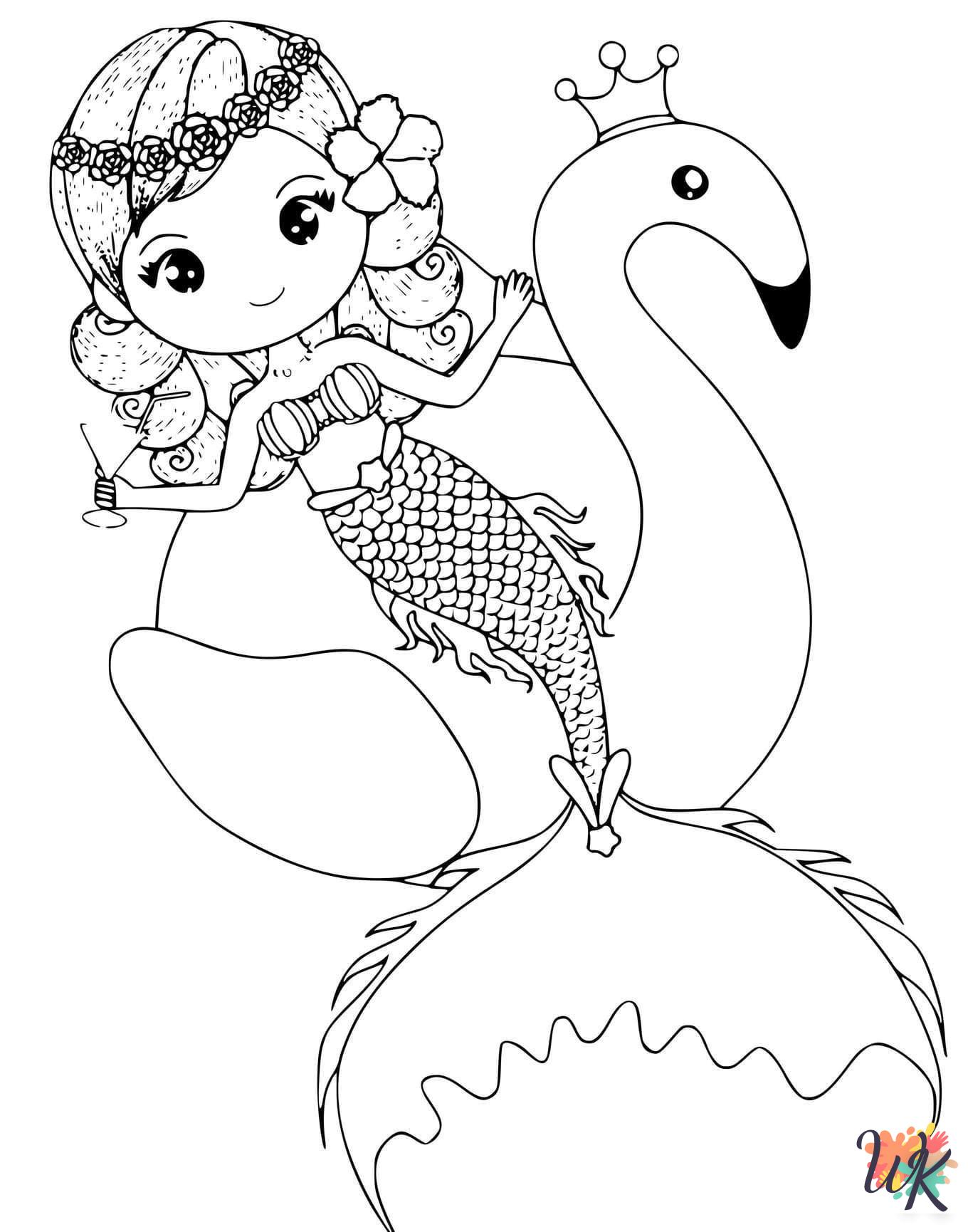 free Flamingo coloring pages for kids