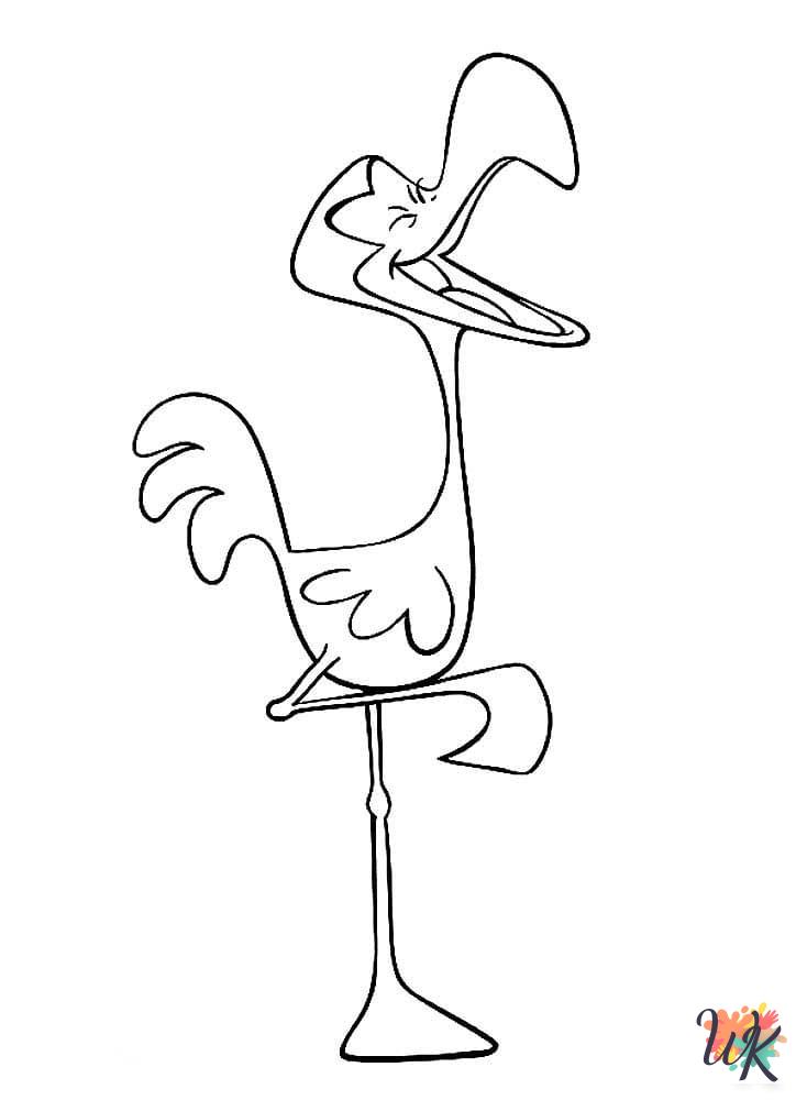 printable Flamingo coloring pages for adults