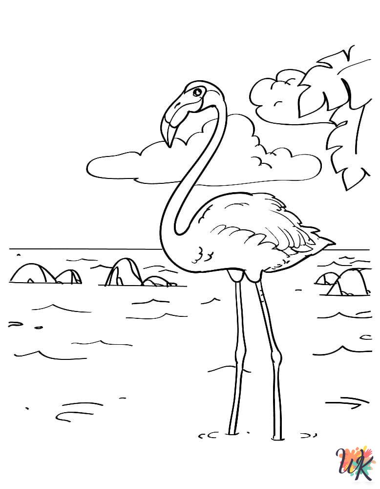 coloring pages Flamingo
