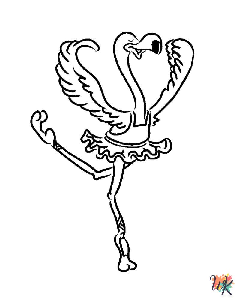 free coloring Flamingo pages 1