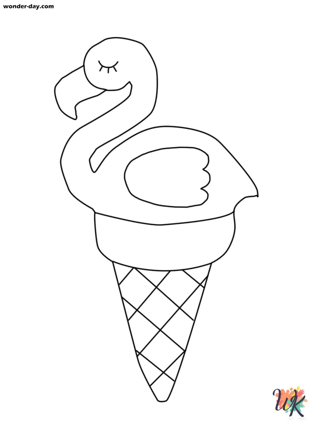 Flamingo coloring pages free printable