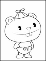 25 Happy Tree Friends Coloring Pages For Kids - ColoringPagesWK