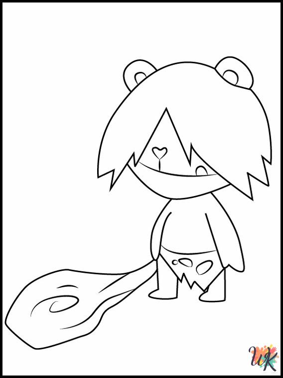 merry Happy Tree Friends coloring pages
