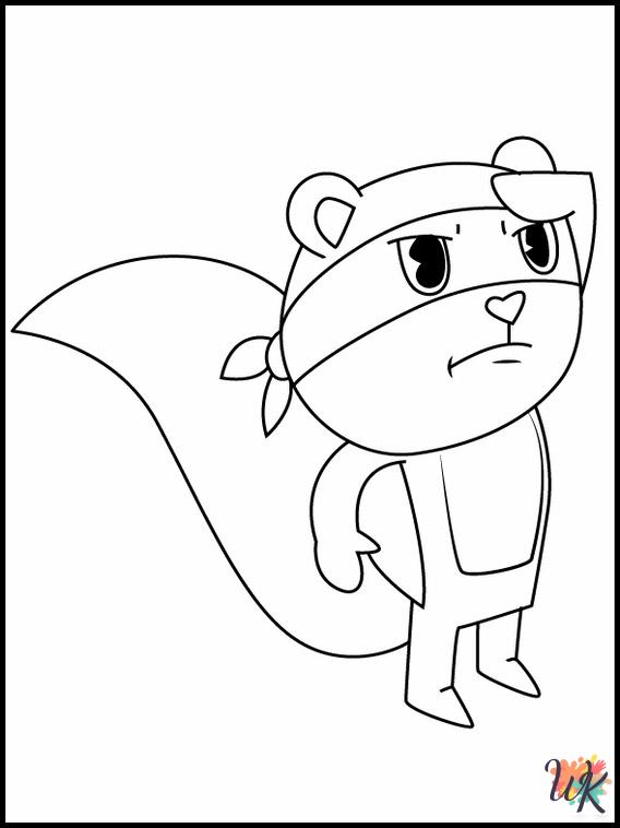 Happy Tree Friends coloring pages for kids