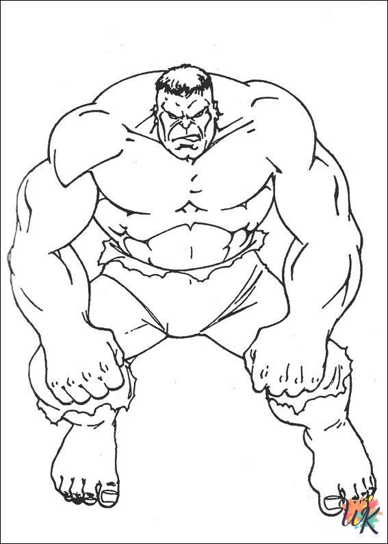 free coloring Hulk pages