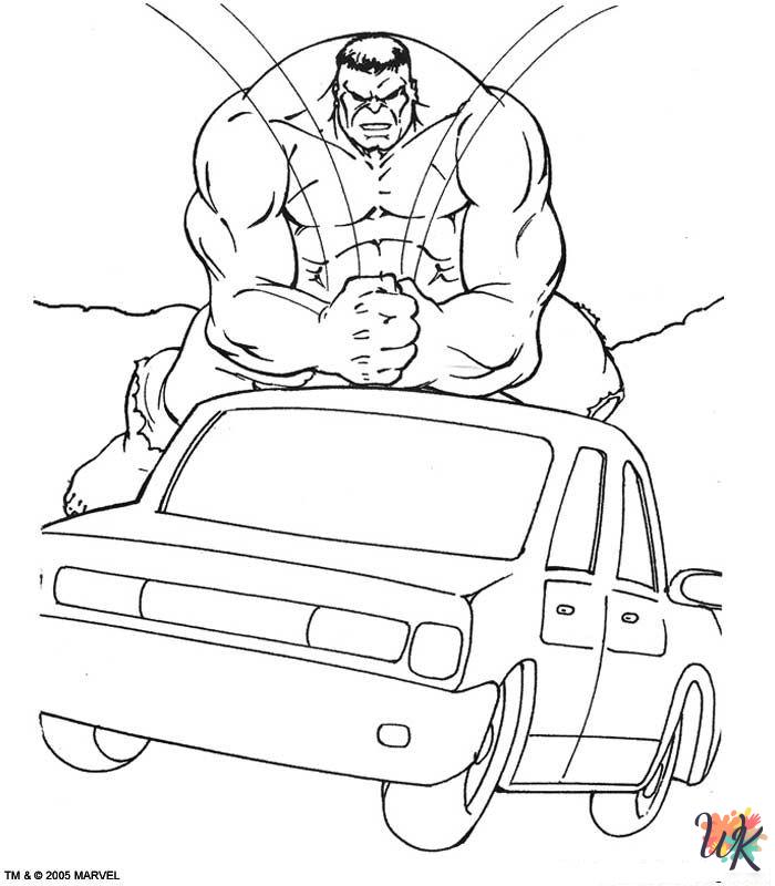 Hulk coloring pages pdf