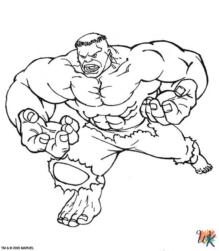 adult Hulk coloring pages