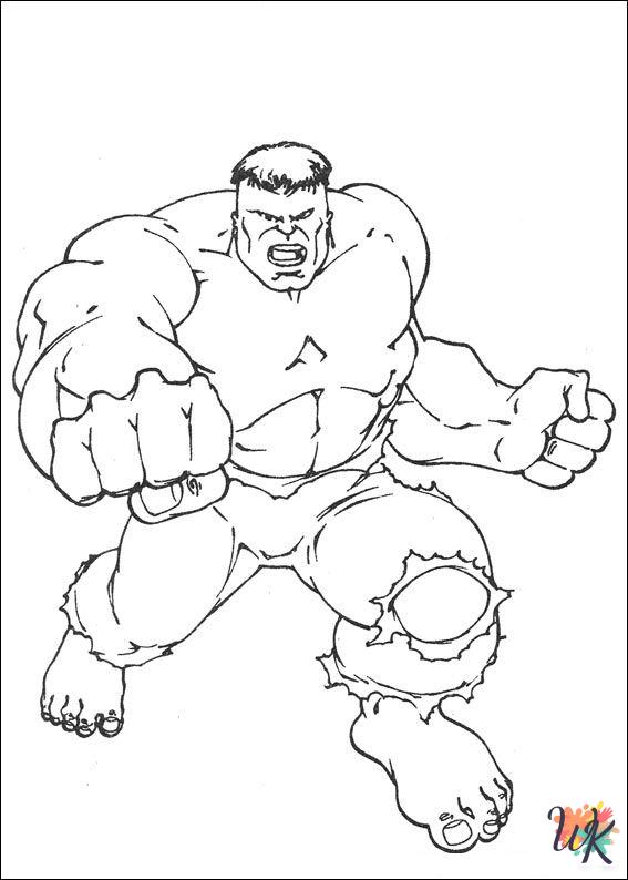 free adult Hulk coloring pages 1