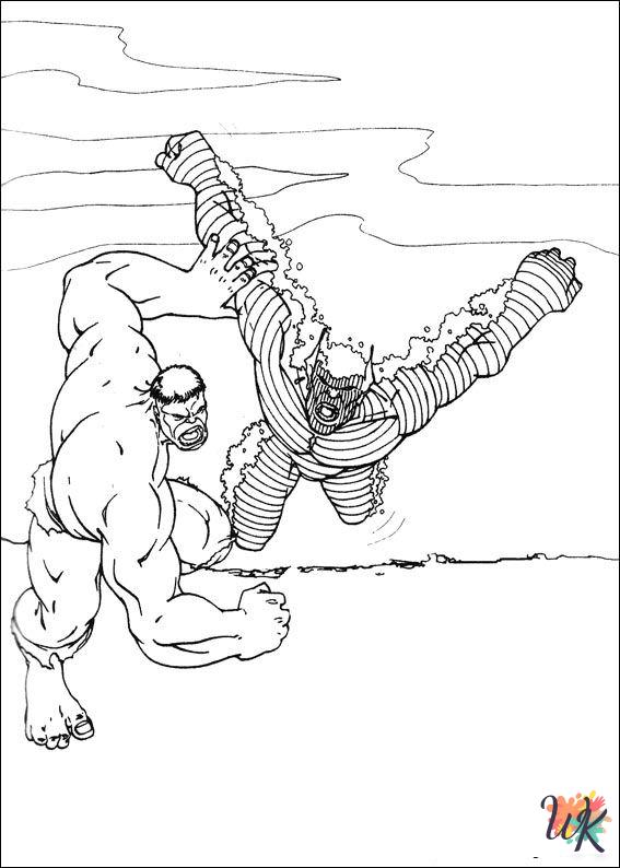 Hulk free coloring pages