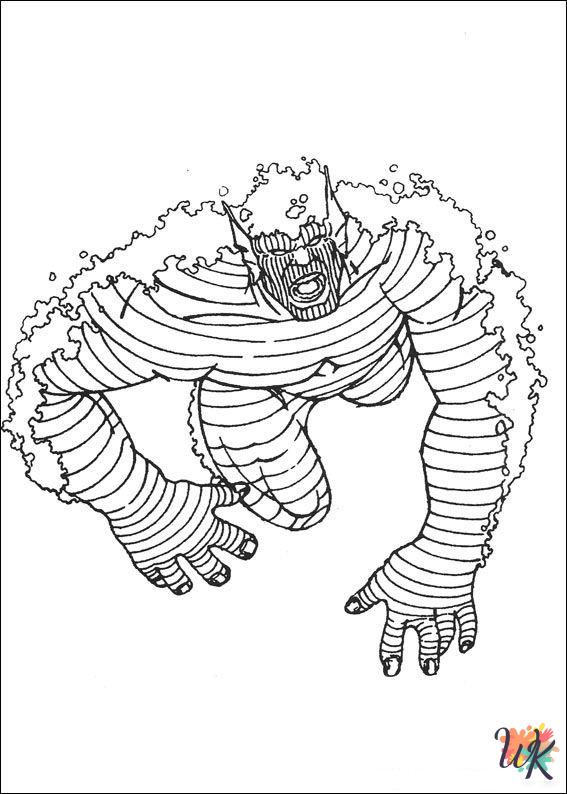 Hulk coloring pages for adults